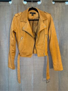 Forever 21 Faux Suede Moto Jacket